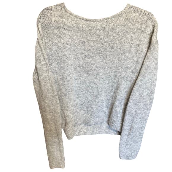 Free People Gray V-Neck Sweater - Picture 6 of 11